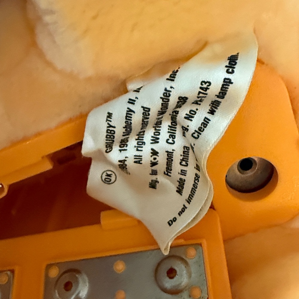 Grubby by Teddy Ruxpin World of Wonders. With cord - Picture 6 of 7